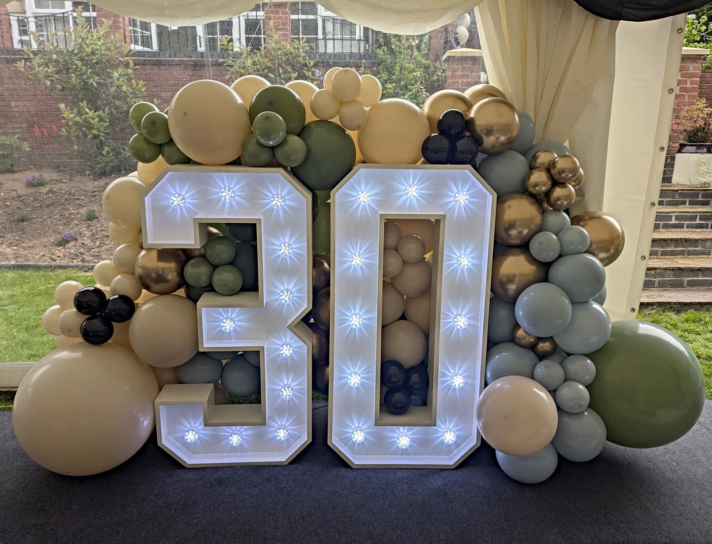 0-9 - 4 FOOT LED NUMBERS TO HIRE