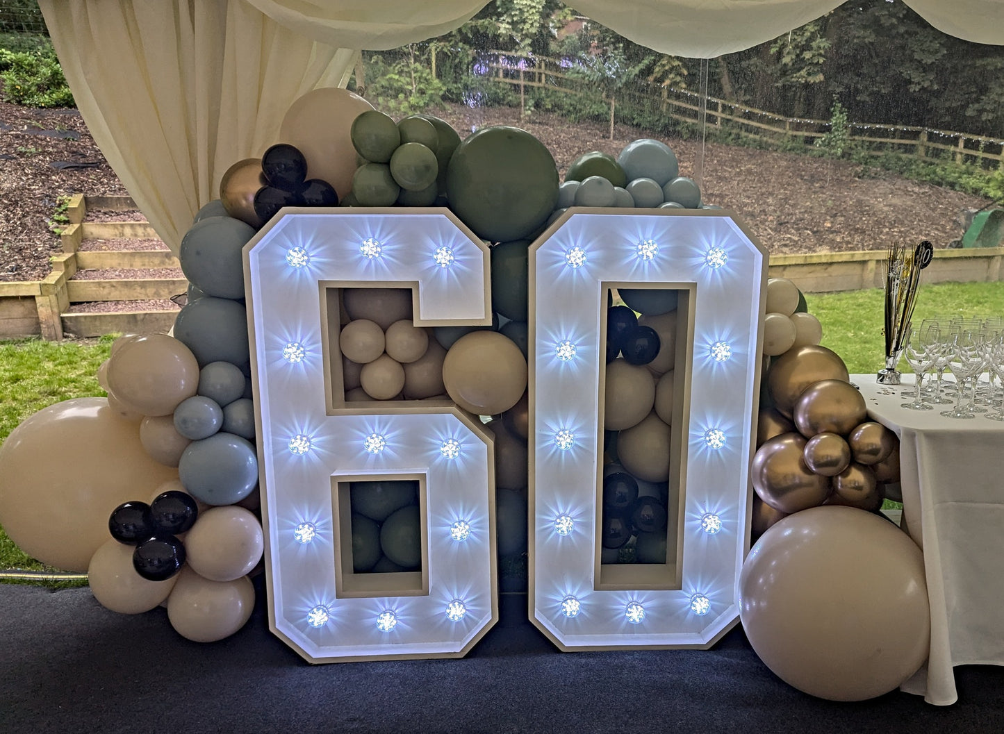 0-9 - 4 FOOT LED NUMBERS TO HIRE